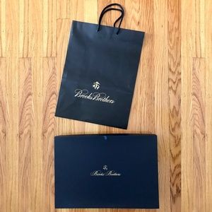 Brooks Brothers gift box and shopping bag